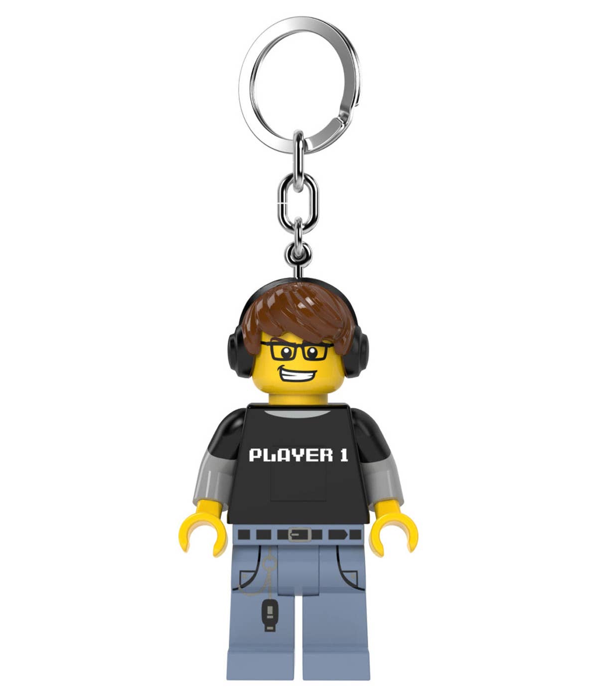 LEGO® Gamer Minifigur Schlüsselanhänger – Nur DE/AT/CH - Brickhunter.shop