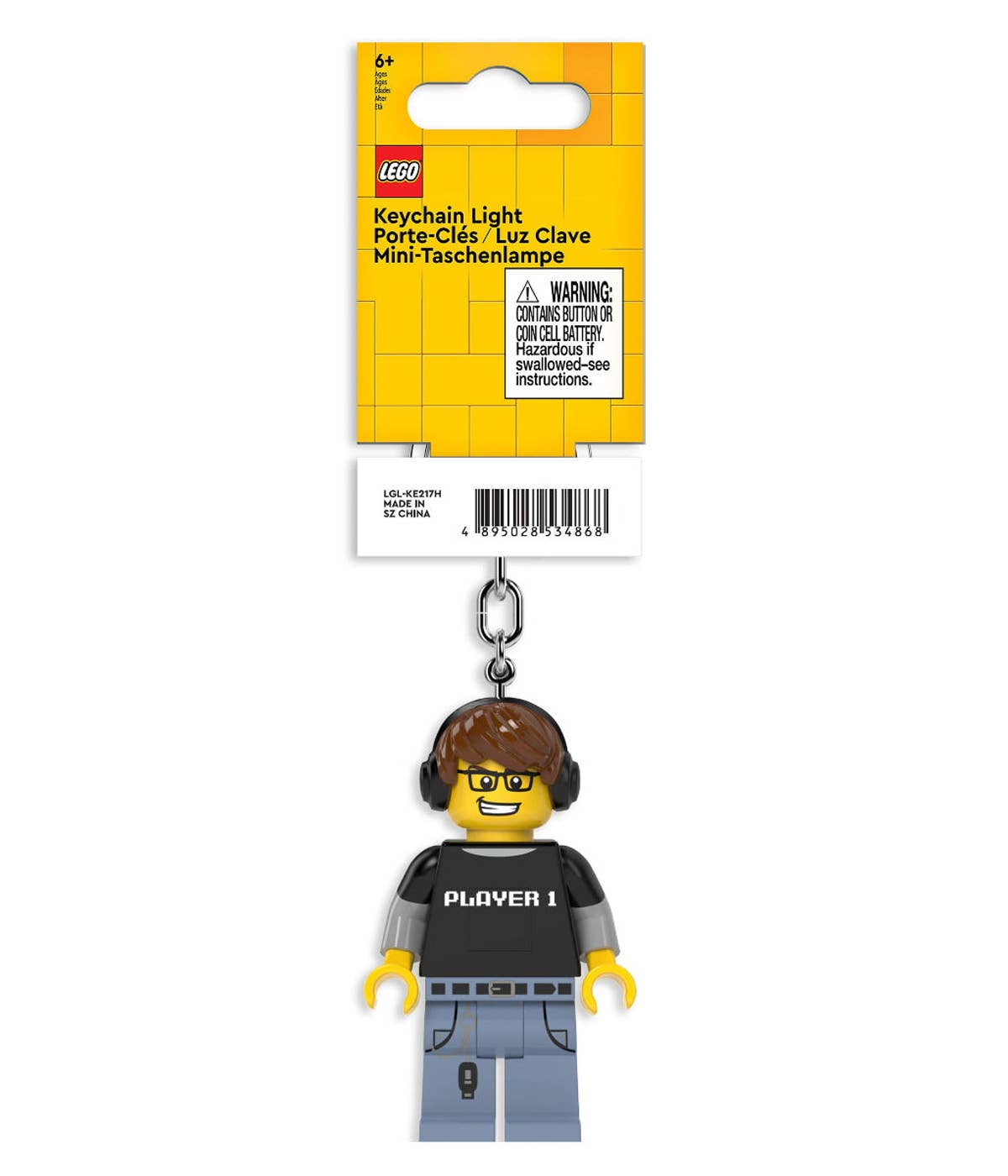 LEGO® Gamer Minifigur Schlüsselanhänger – Nur DE/AT/CH - Brickhunter.shop
