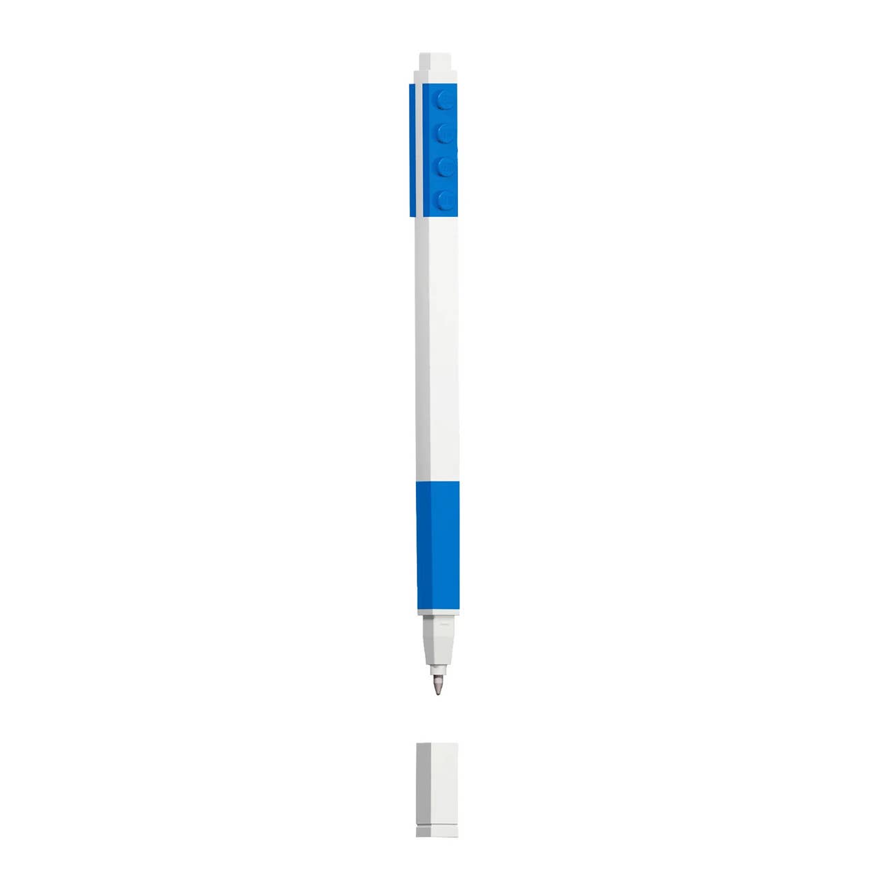 LEGO® Gelstift mit LEGO-Figur, Blau – Geschenkverpackung - Brickhunter.shop