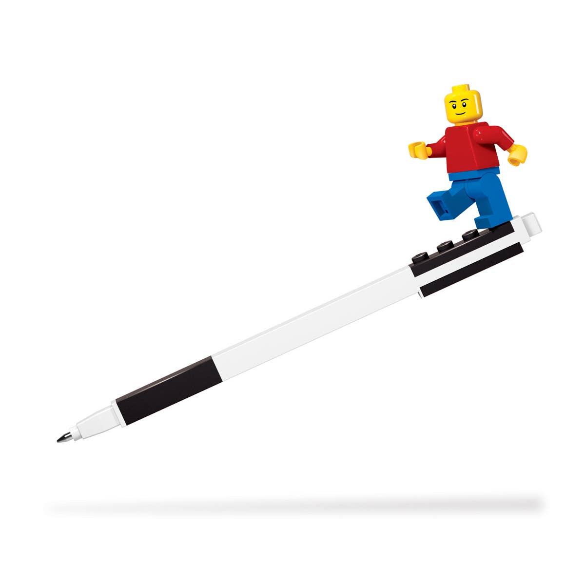 LEGO® Gelstift mit LEGO-Figur, Schwarz – Geschenkverpackung - Brickhunter.shop
