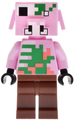 LEGO® - Minifigs - Minecraft - min192 - Zombified Piglin (21268) - Brickhunter.shop
