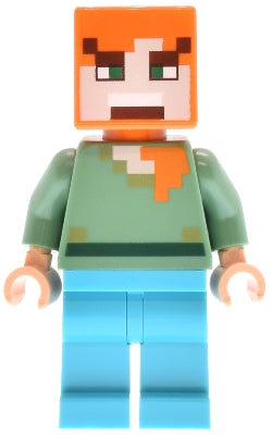 LEGO® - Minifigs - Minecraft - min197 - Alex (21266) - Brickhunter.shop