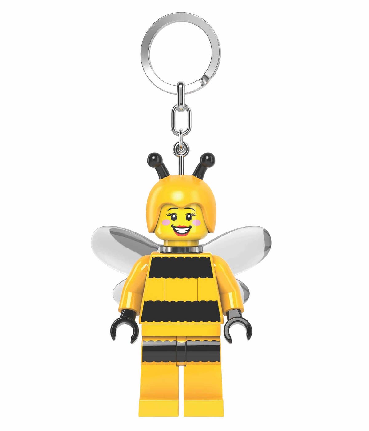 LEGO® Minifigur Schlüsselanhänger mit Licht – Biene - Brickhunter.shop