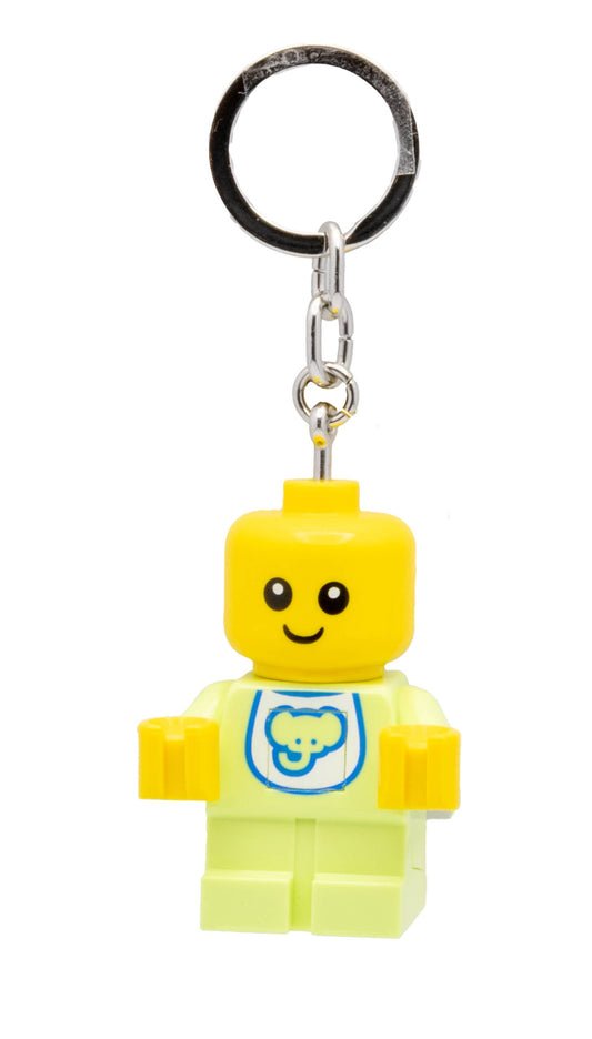 LEGO® Minifiguren Schlüsselanhänger mit Licht – Baby - Brickhunter.shop