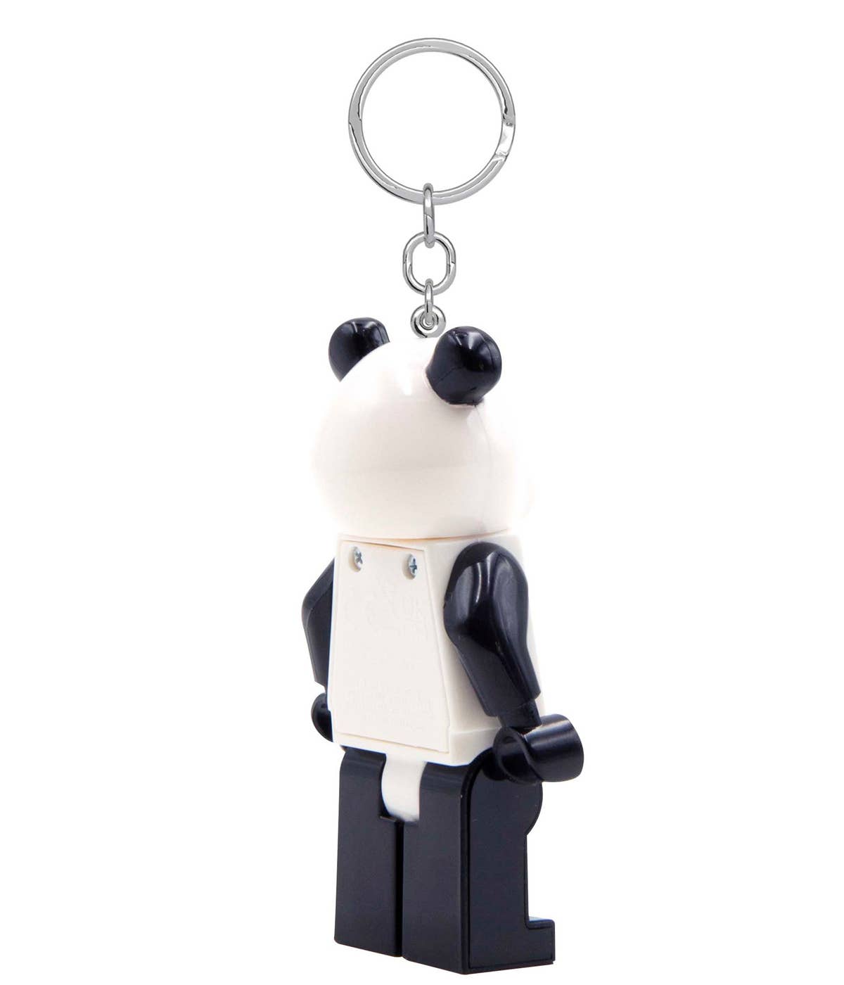 LEGO® Minifiguren Schlüsselanhänger mit Licht – Panda Guy - Brickhunter.shop