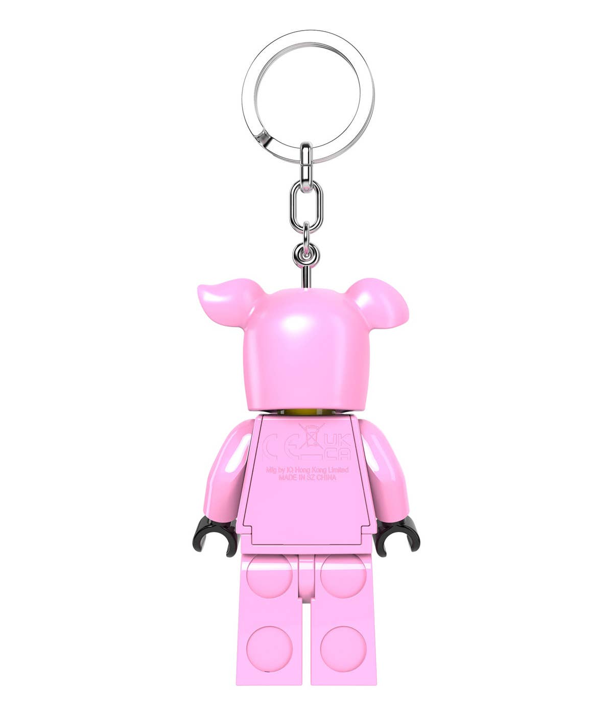 LEGO® Minifiguren Schlüsselanhänger mit Licht – Piggy Guy - Brickhunter.shop