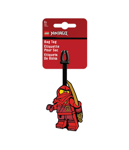 LEGO® Ninjago Kai Gepäckanhänger aus Silikon, 9 cm - Brickhunter.shop