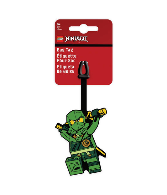 LEGO® Ninjago Lloyd Gepäckanhänger aus Silikon, 9 cm - Brickhunter.shop