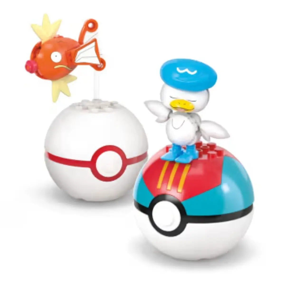 Mega Pokémon Wasser-Typ Trainerteam Bauspielzeug-Set mit 2 Actionfiguren Mega