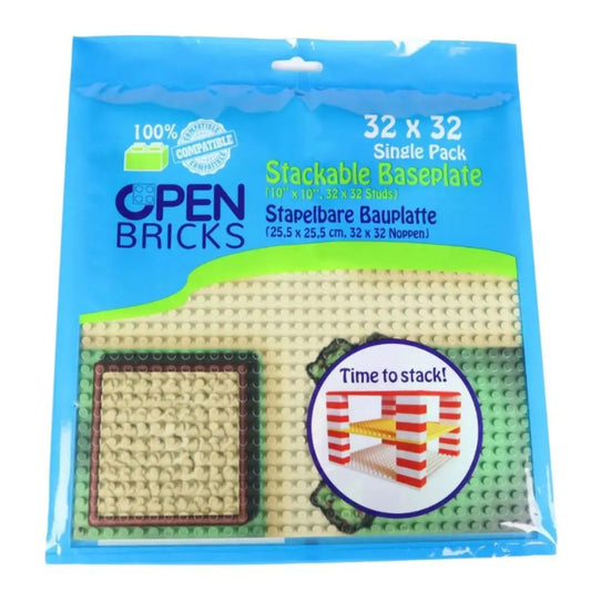 OPEN BRICKS® Bauplatte 32x32 farm crossing OPEN BRICKS®