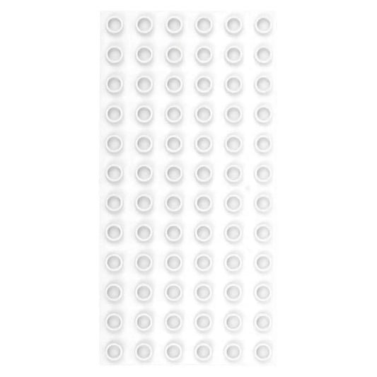 Strictly Briks Big Briks Grundplatten 2 Stück, je ca. 10 x 19 cm, 6 x 12 Noppen, weiß Strictly Briks