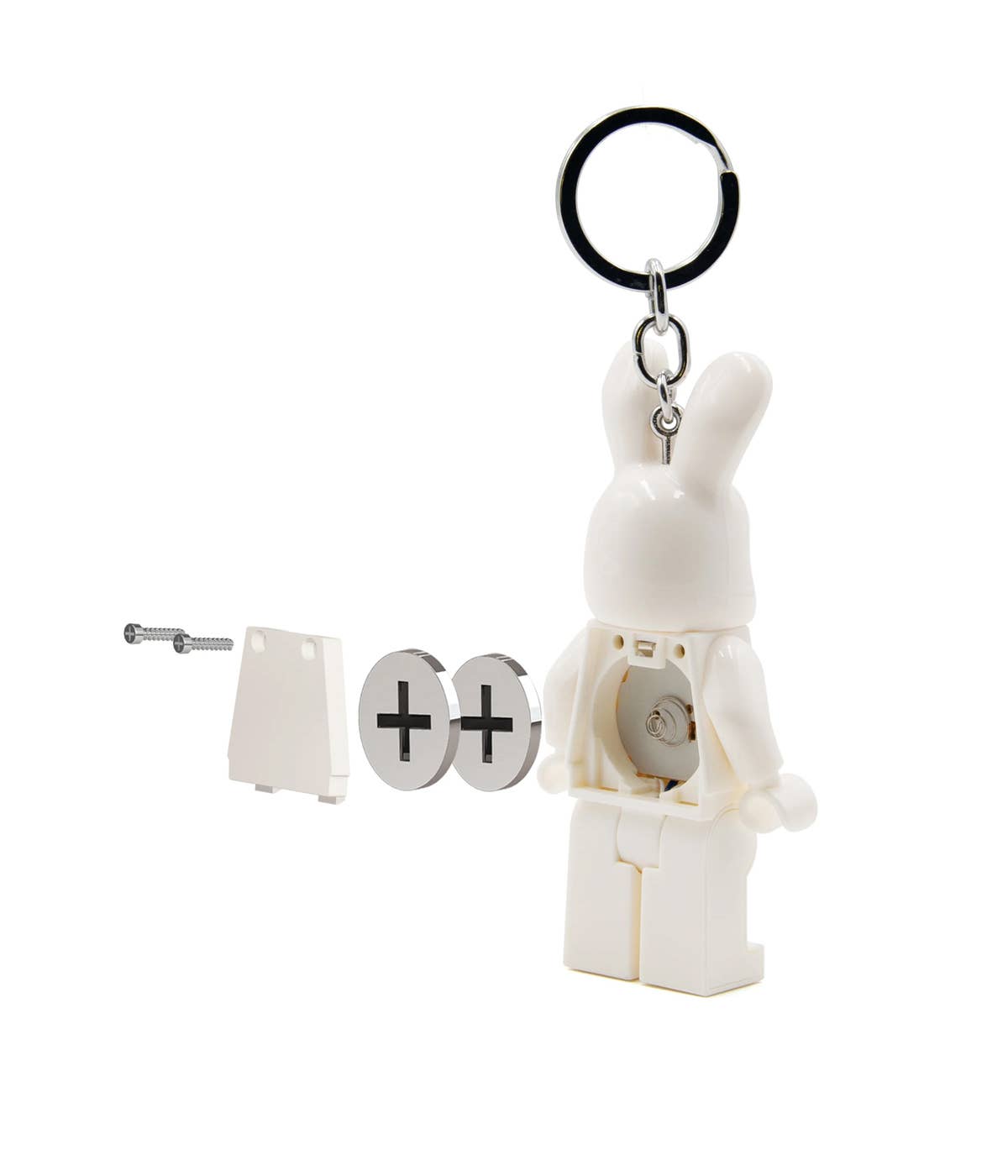 LEGO® Minifigures™ Hase Kostüm Schlüsselanhänger mit Licht