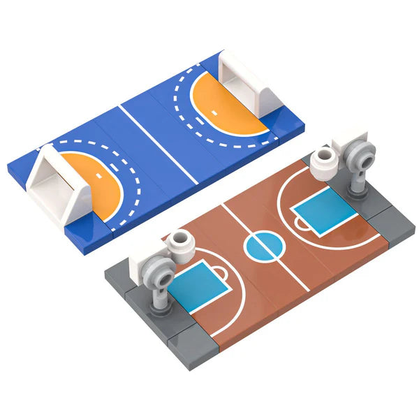 Bricks City Designer Basketball & Handball Pitch