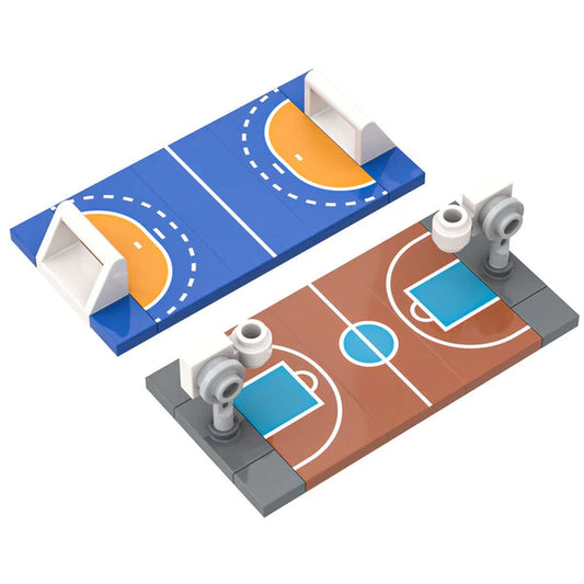 Bricks City Designer Basketball & Handball Pitch