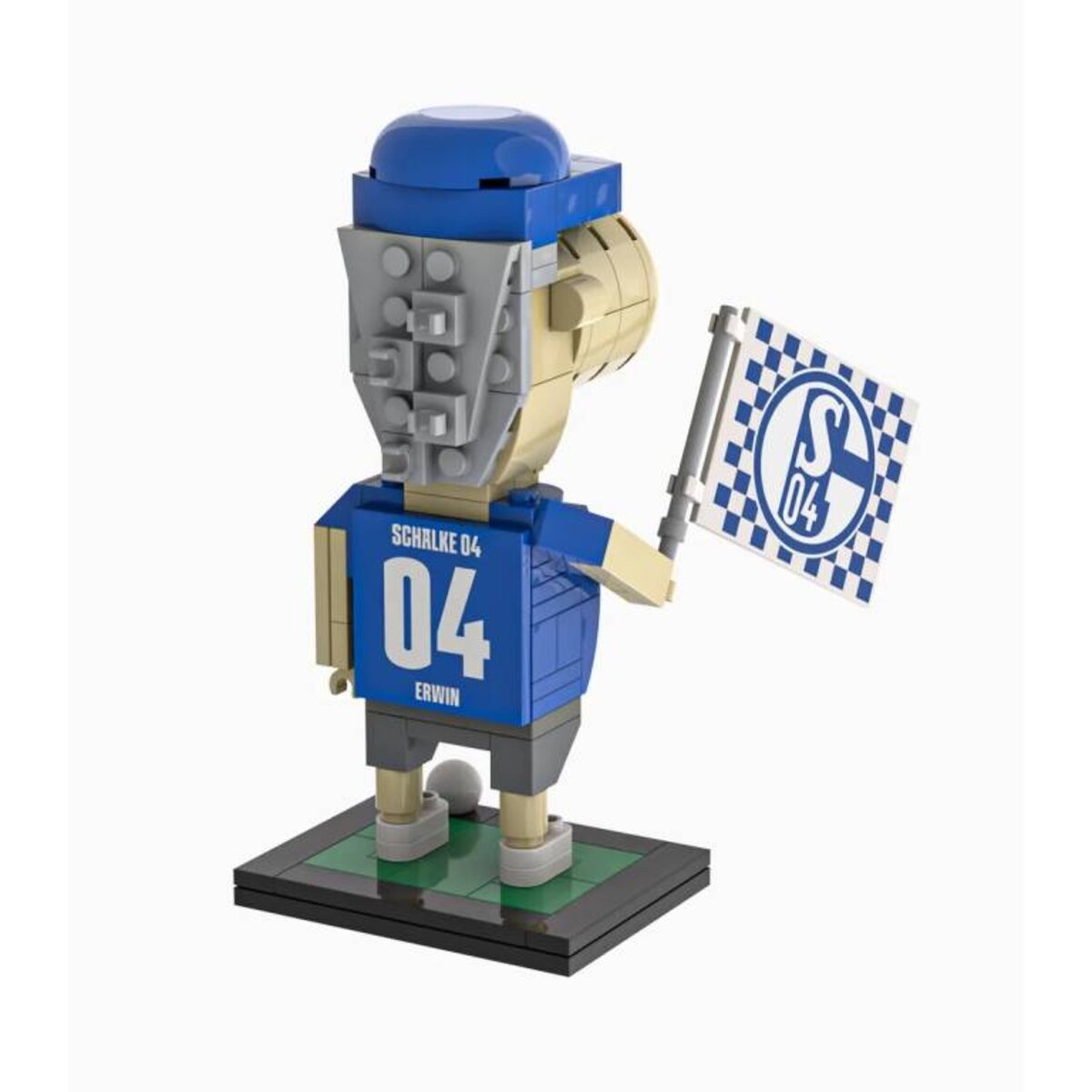 BRYX 250401 FC Schalke 04 Maskottchen Erwin 10,5 × 7 × 21 cm
