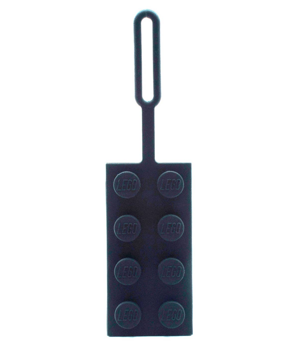 LEGO® Gepäckanhänger Silikon 2x4 Stein Schwarz