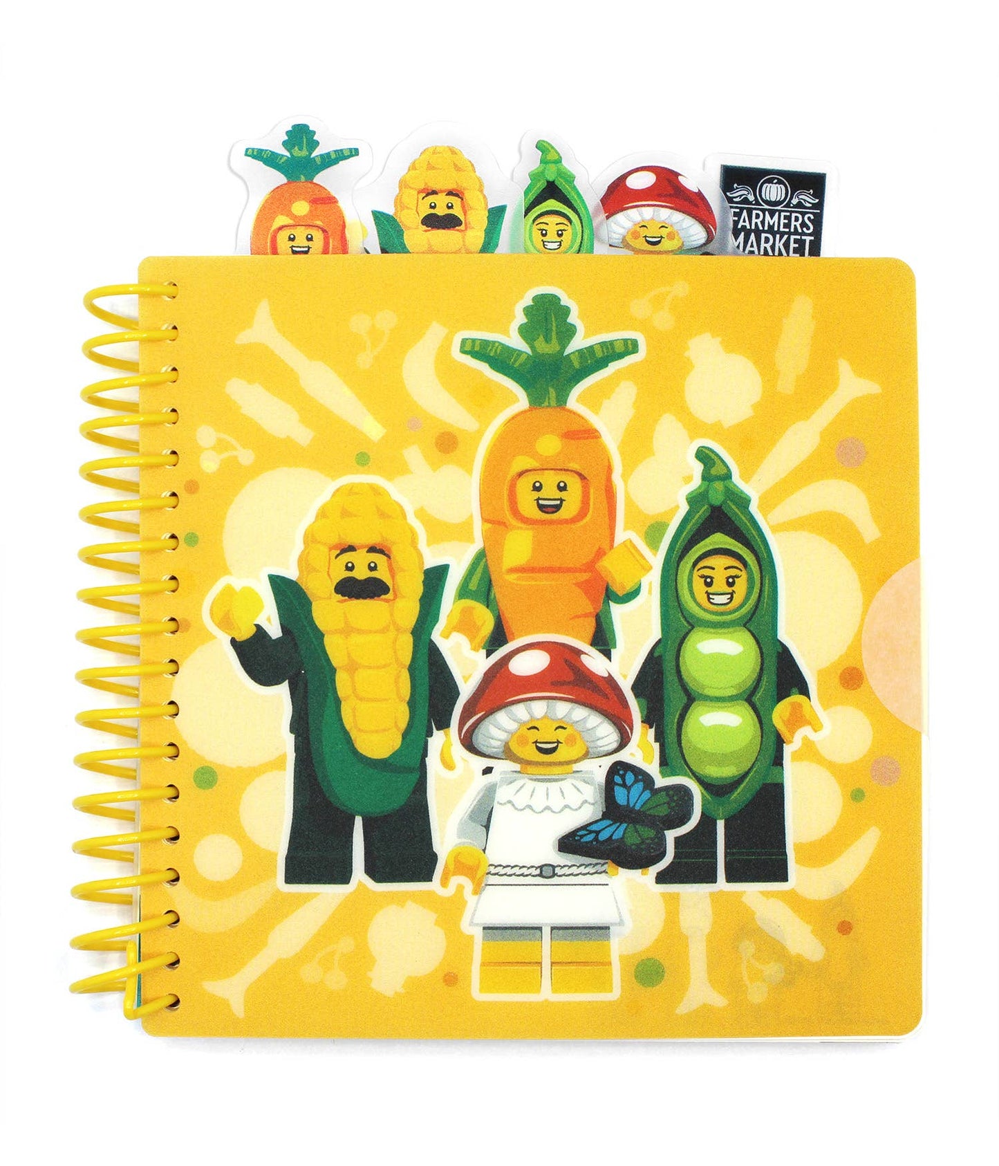 LEGO® Minifiguren Notebook mit Trennseiten Bauernmarkt
