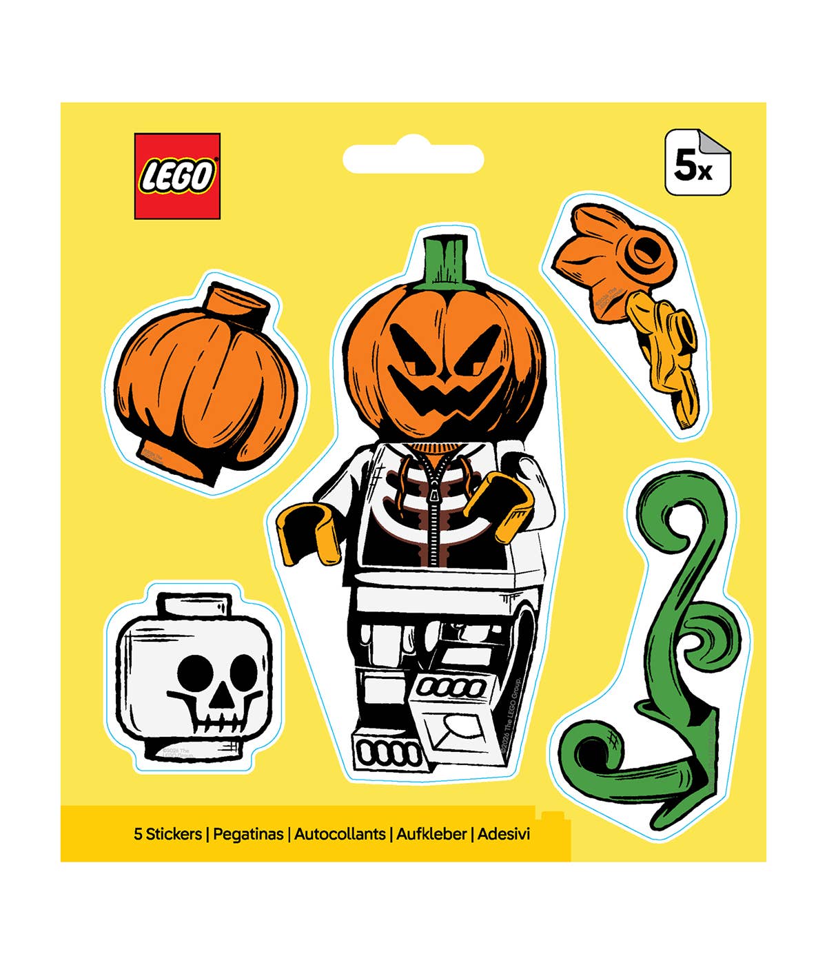 LEGO® Minifigures™ Halloween-Skelett Aufkleber