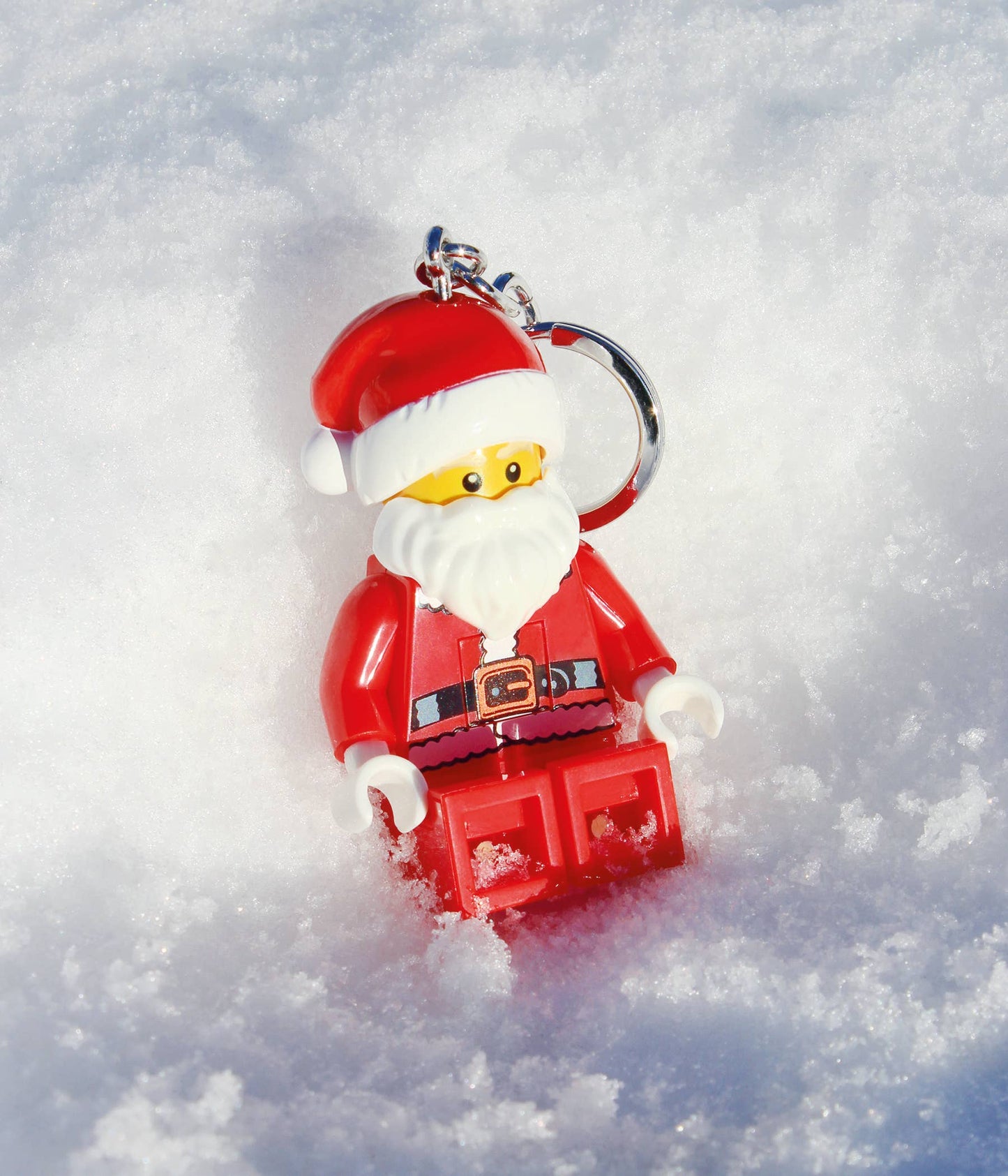 LEGO® Santa Claus Schlüsselanhänger mit Taschenlampe
