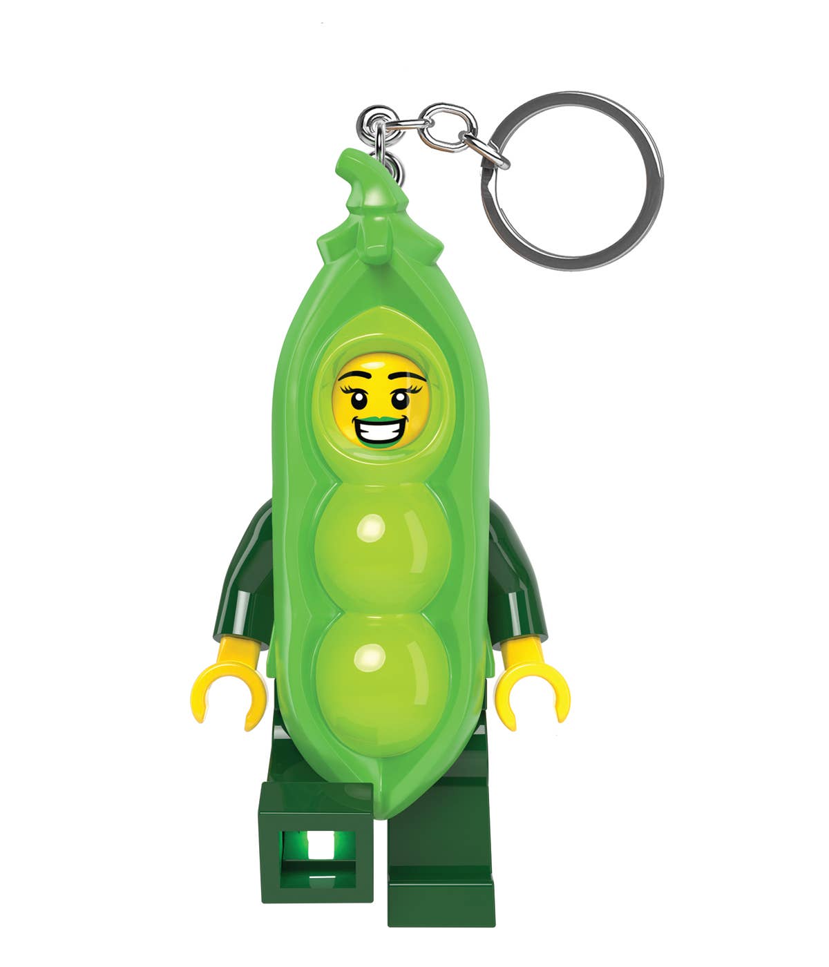 LEGO® Minifigures™ Erbsenschoten-Mädchen Schlüsselanhänger mit Licht
