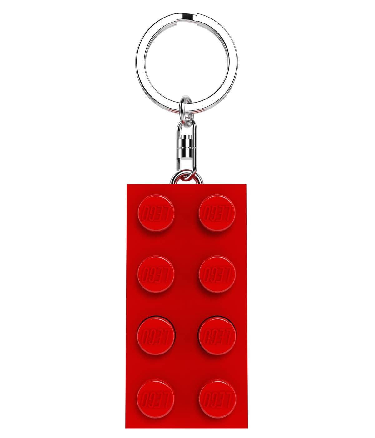 LEGO® 2x4 Stein Rot Schlüsselanhänger mit Licht