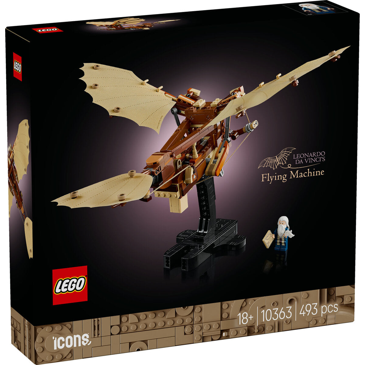 LEGO® 10363 Icons Leonardo da Vincis Fluggerät