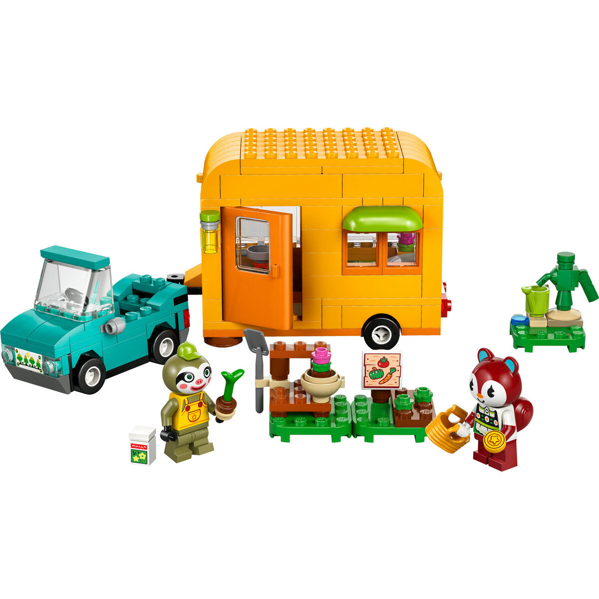 LEGO® Animal Crossing 77054 Gerds Wohnwagen & Gärtnerei