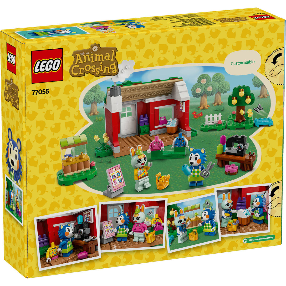 LEGO® Animal Crossing 77055 Die Schneiderei der Schneiderschwestern