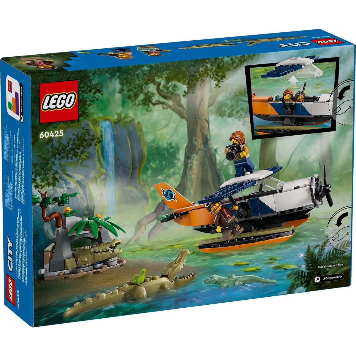 LEGO® City 60425 Dschungelforscher-Wasserflugzeug