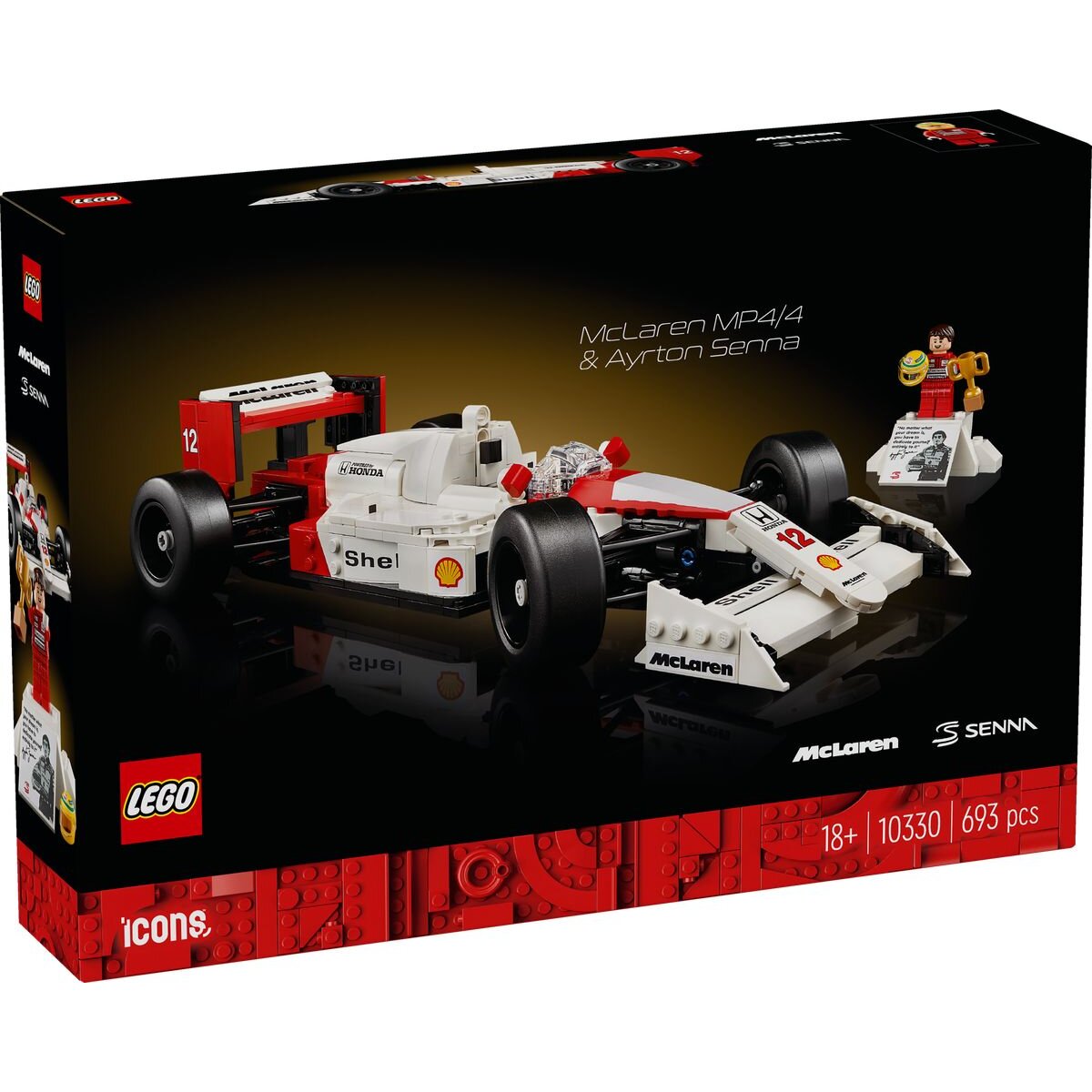 LEGO® Icons 10330 McLaren MP4/4 & Ayrton Senna