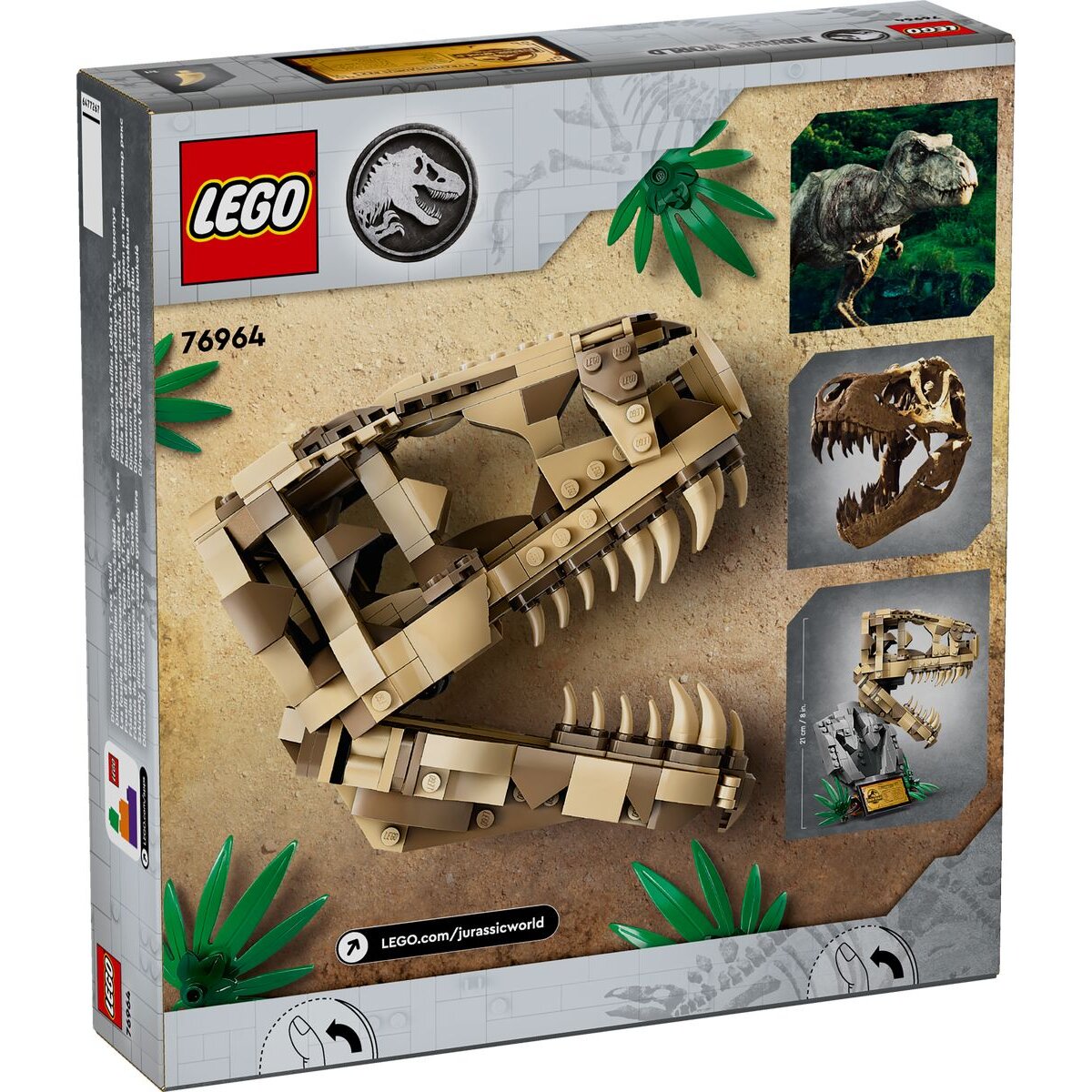 LEGO® Jurassic World™ 76964 Dinosaurier-Fossilien: T.-rex-Kopf