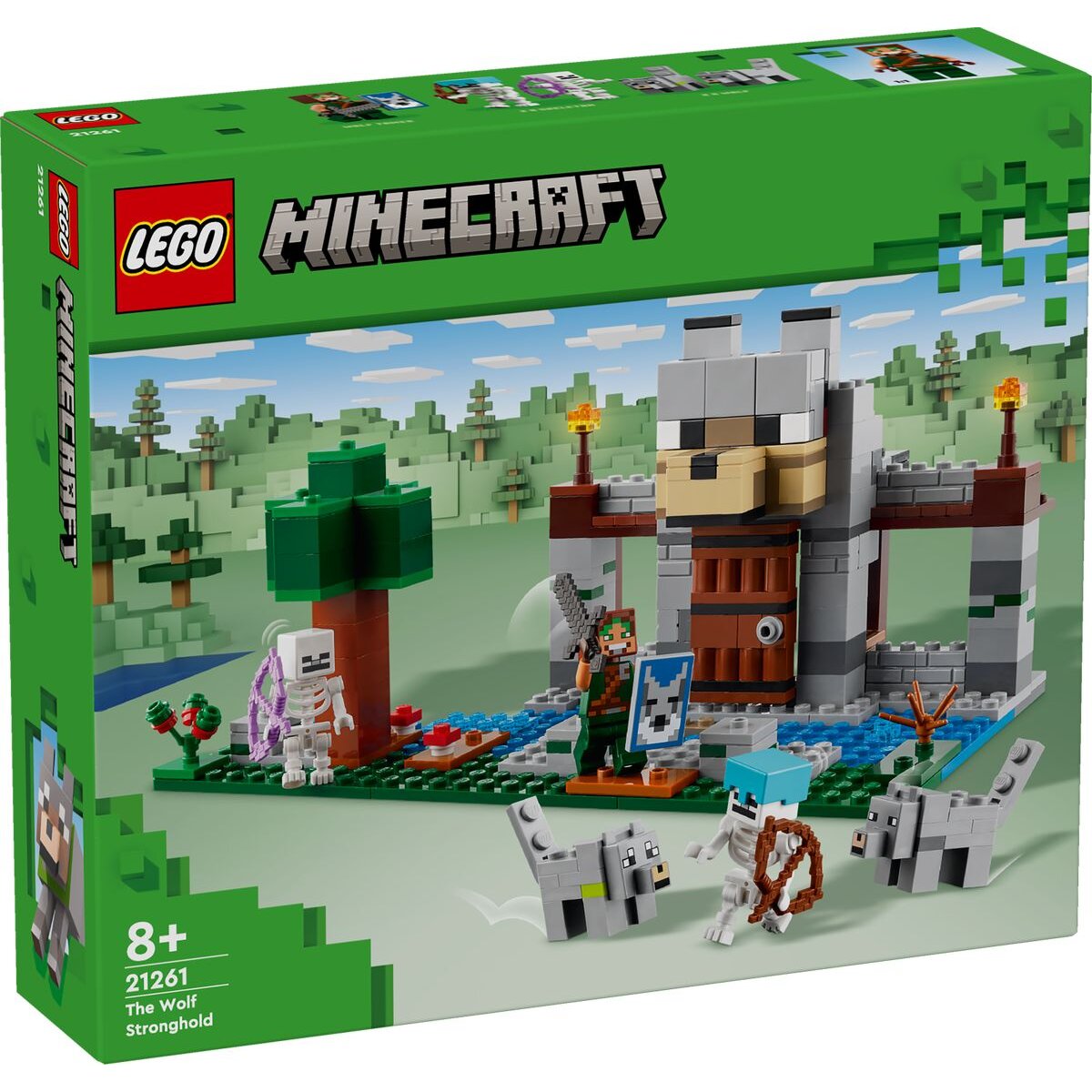 LEGO® Minecraft™ 21261 Die Wolfsfestung