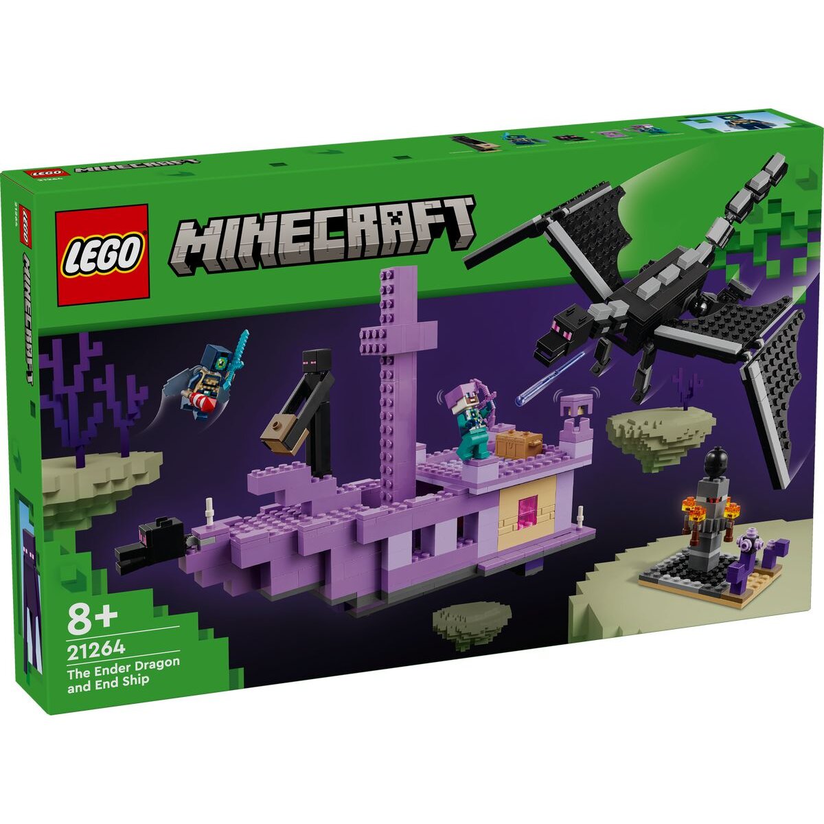 LEGO® Minecraft™ 21264 Der Enderdrache und das Endschiff