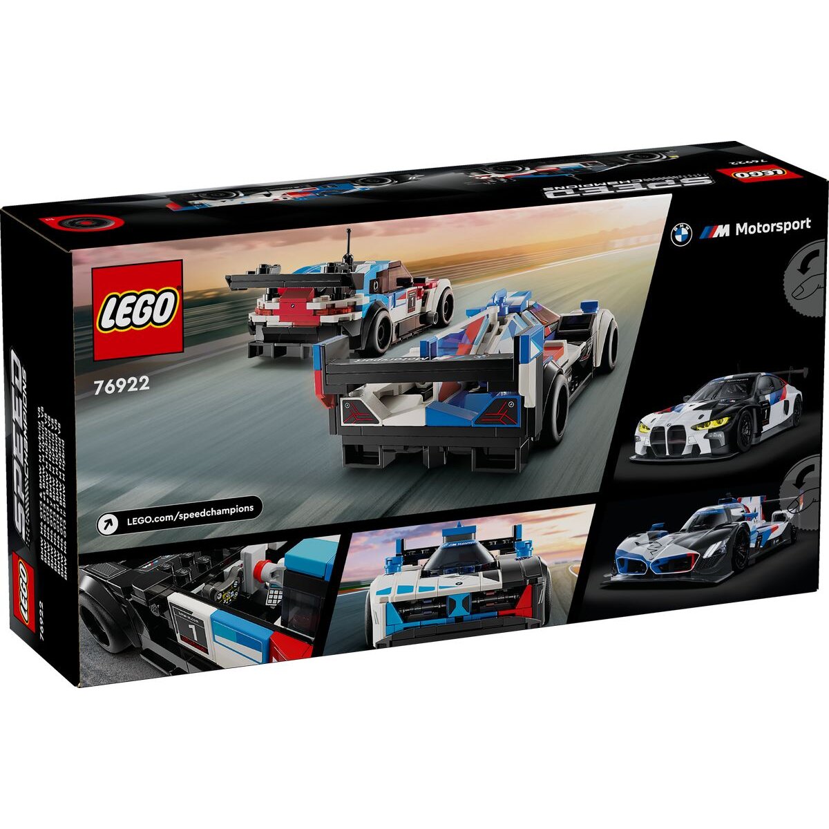 LEGO® Speed ​​Champions 76922 BMW M4 GT3 &amp; BMW M Hybrid V8 racing car