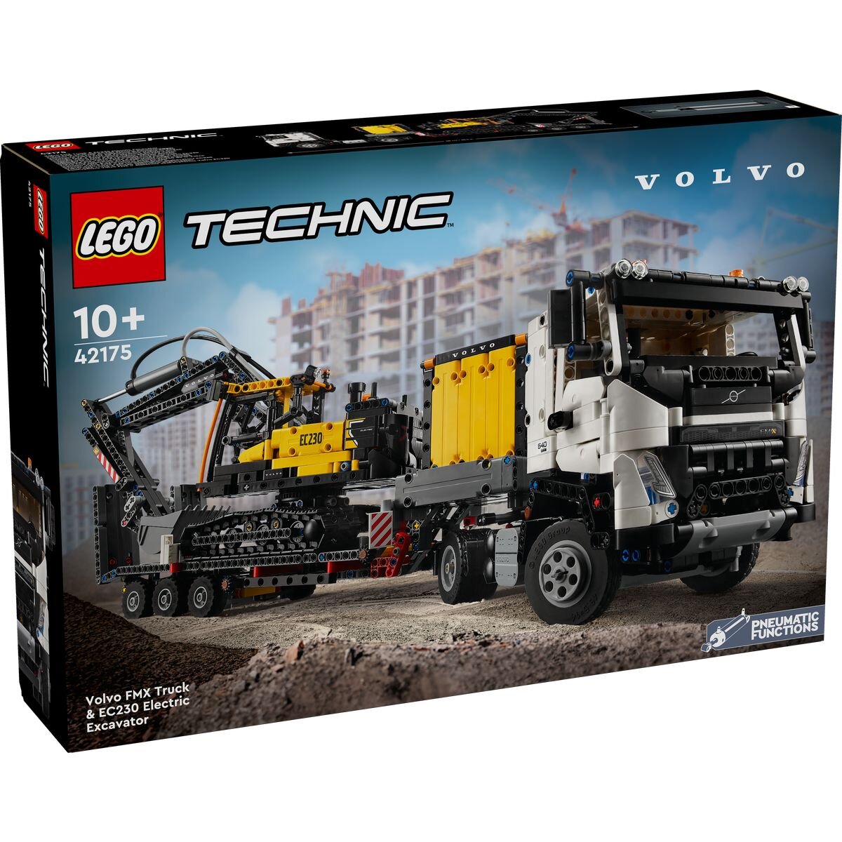 LEGO Technic Volvo FMX LKW mit EC230 Electric Raupenbagger, Set 42175