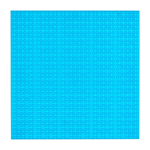 Open Bricks Bauplatte 32x32 unterbaubar transparent blau [Single]
