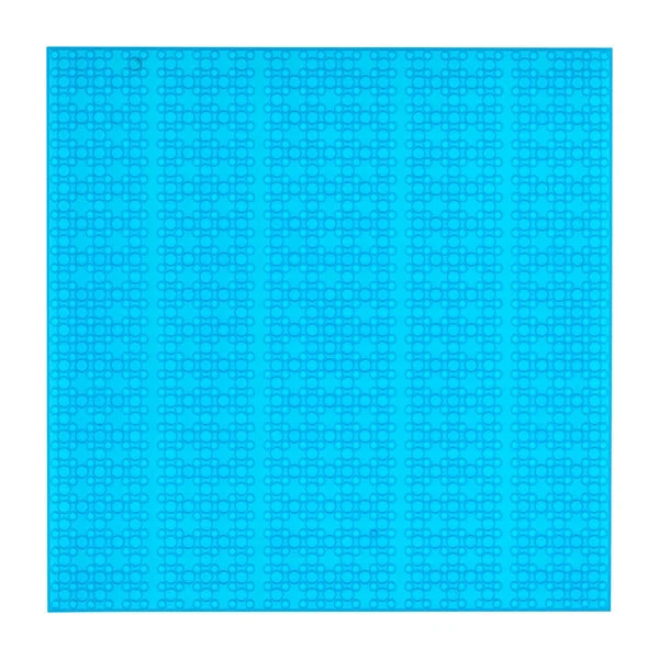 Open Bricks Bauplatte 32x32 unterbaubar transparent blau [Single]