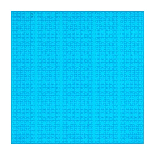 Open Bricks Bauplatte 32x32 unterbaubar transparent blau [Single]