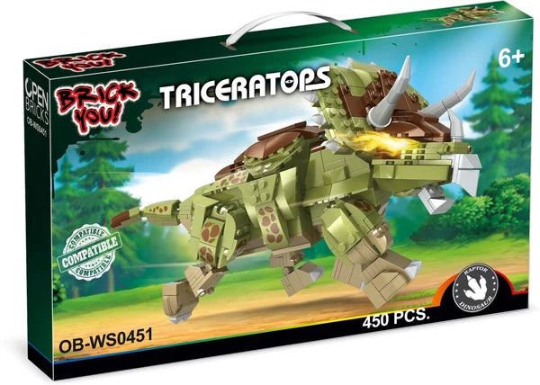Open Bricks Triceratops 450 Teile