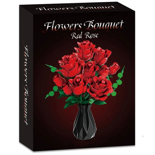 Open Bricks Bouquet Rote Rosen 443 Teile