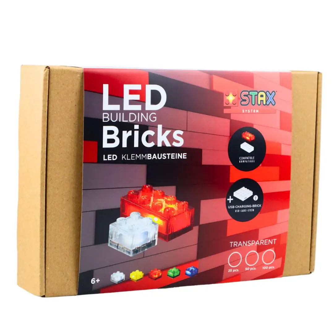 Open Bricks STAX Assortment transparent 25stk, 50 stk oder 100 stk