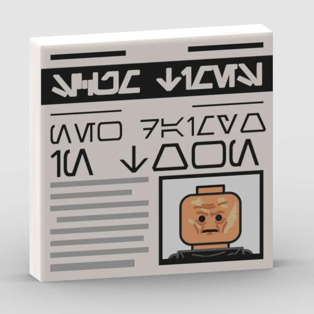 "Scum Times" 2x2 Tile "TRIBAL CRIMELORD" Brickhunter.shop