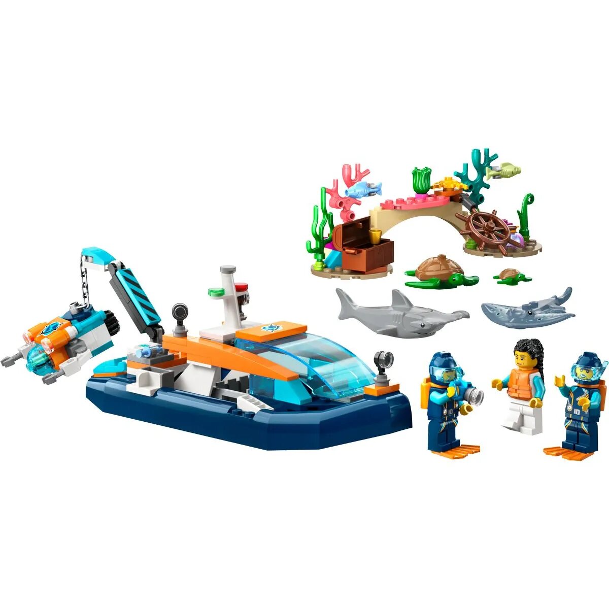 LEGO® City Exploration 60377 Meeresforscher-Boot