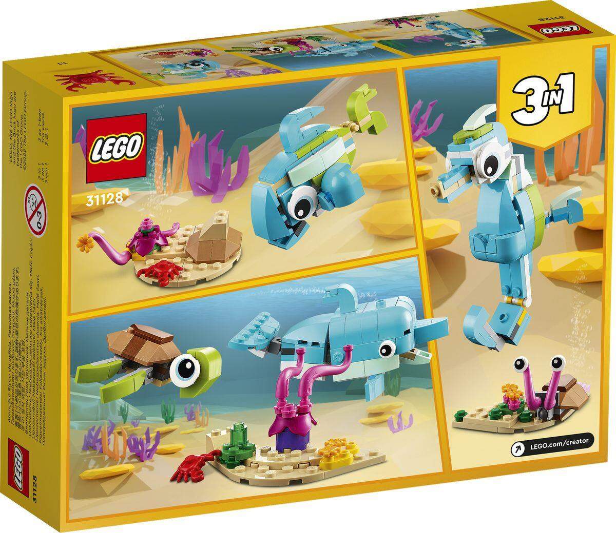 LEGO® Creator 31128 Dolphin and Turtle