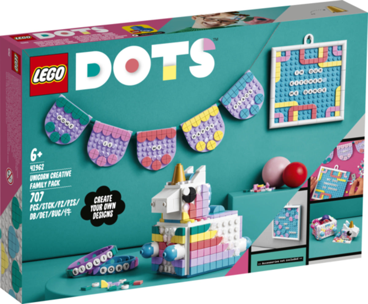 LEGO® DOTS 41962 Unicorn Family Creative Set