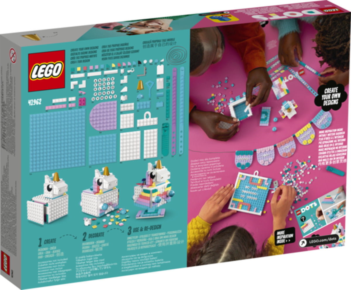 LEGO® DOTS 41962 Unicorn Family Creative Set