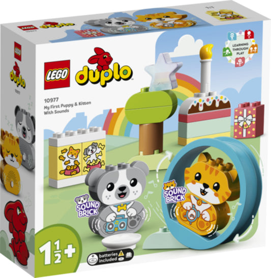 LEGO® DUPLO® Creative Play 10977 My First Puppy &amp; Kitten - with sound