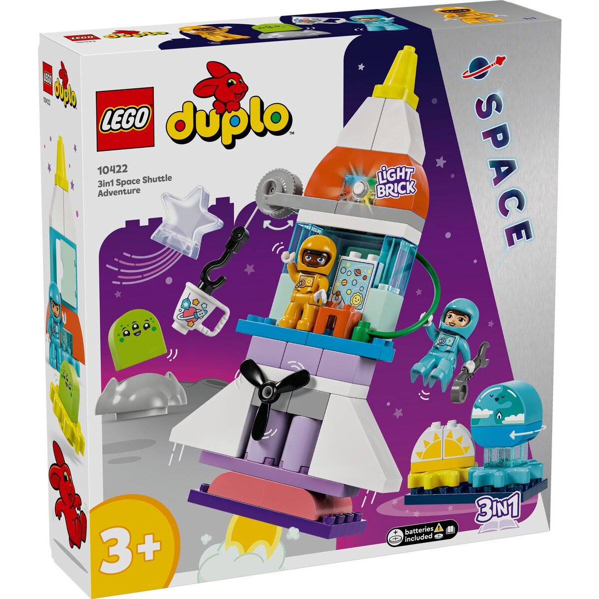 LEGO® DUPLO® Town 10422 3-in-1-Spaceshuttle für viele Abenteuer