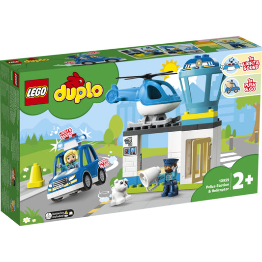 LEGO® DUPLO® Town 10959 Police Station with Helicopter