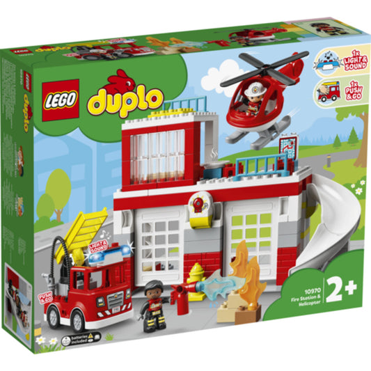 LEGO® DUPLO® Town 10970 Fire Station with Helicopter